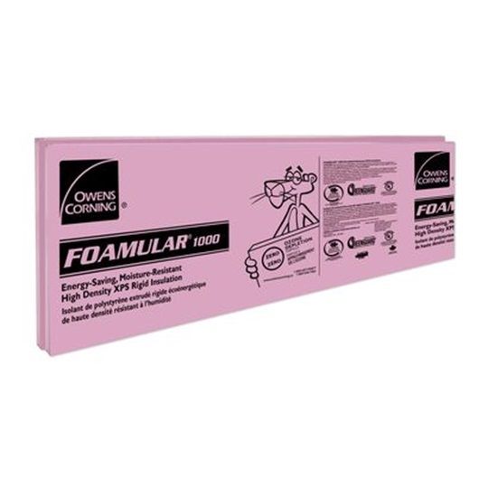 1-1/2" x 2' x 8' FOAMULAR® 1000 Square Edge (SE) Extruded Polystyrene (XPS) Rigid Foam Insulation