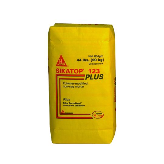 SikaTop® 123 PLUS Non-Sag Vertical & Overhead Mortar Parts A & B - Multi-Wall Kit
