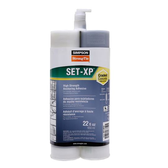 SET-XP® High-Strength Epoxy Adhesive - 22 Oz. Side-by-Side Cartridge