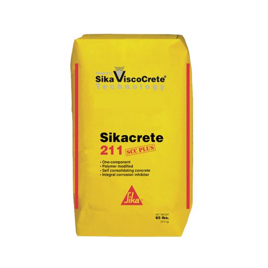 Sikacrete® 211 SCC Plus Self-Consolidating Concrete Mix - 65 Lb. Bag