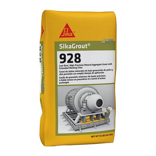 SikaGrout® 928 High-Precision Mineral-Aggregate Grout - 55 Lb. Bag
