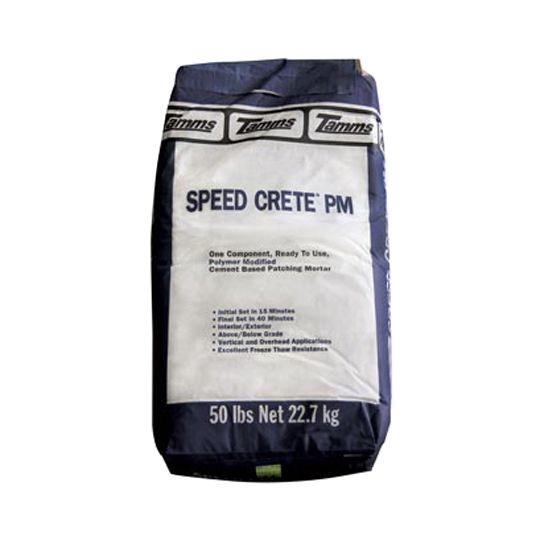Speed Crete PM Repair Mortar with Corrosion Inhibitor - 50 Lb. Bag
