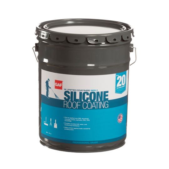 Unisil Silicone Roof Coating - 5 Gallon Pail