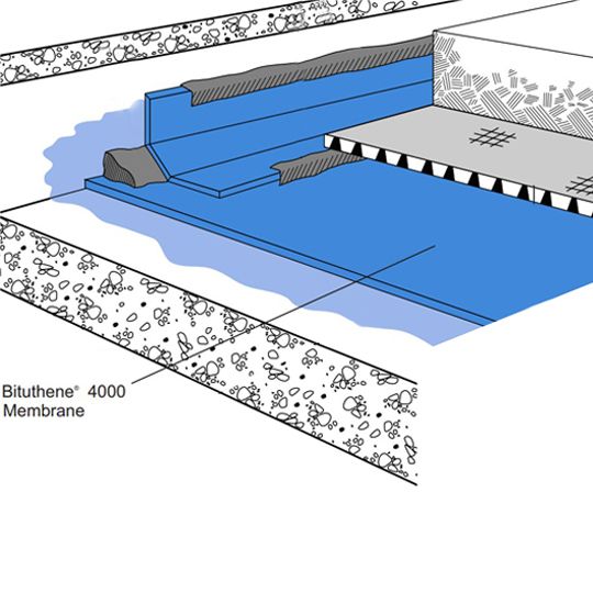 12" x 66.7' Bituthene® 4000 Membrane without Ripcord