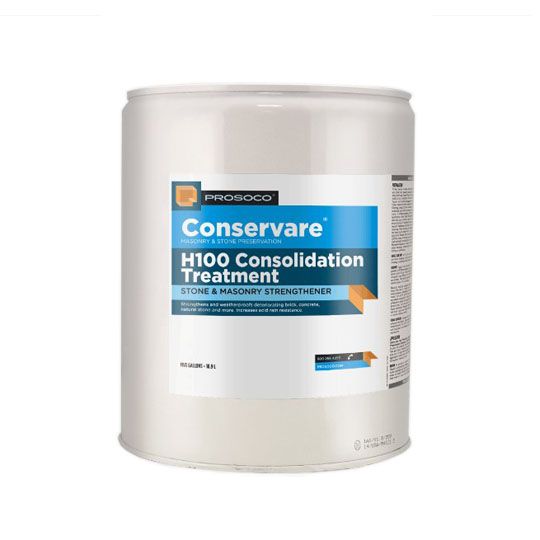 Conservare® H100 Consolidation Treatment - Stone & Masonry Strengthener - 5 Gallon Pail