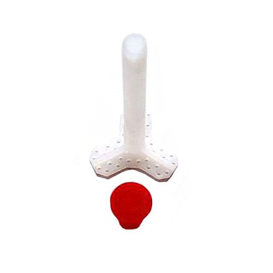 1/4" Plastic Tri-Base Surface Epoxy Port