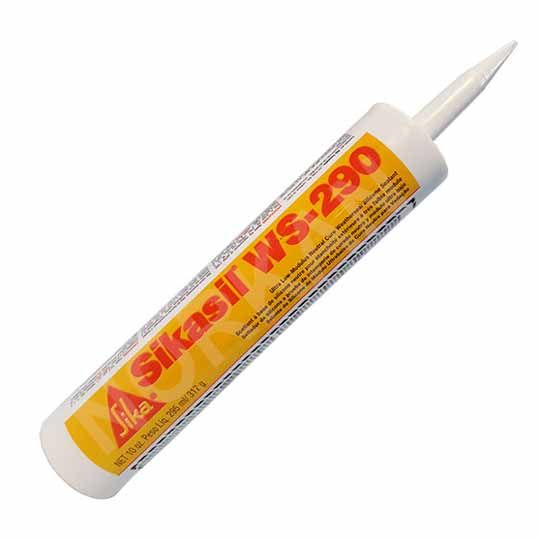 Sikasil® WS-290 Low-Modulus No-Bleed Neutral Core Silicone Sealant - 10 Oz. Tube