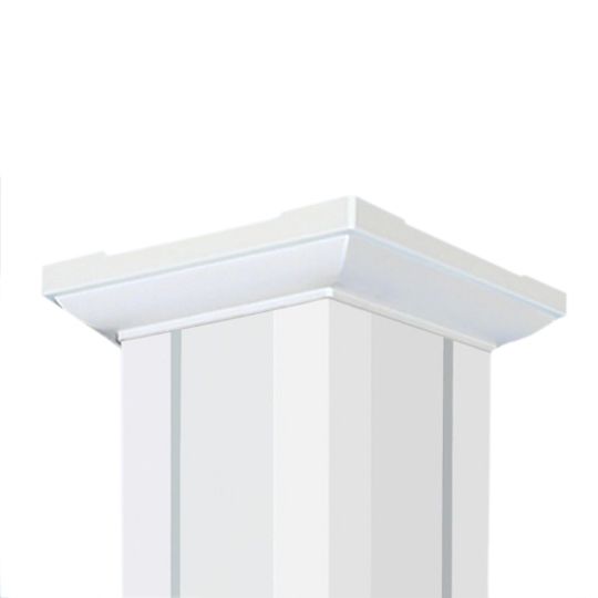 8" x 10' Panel Square Column with Standard Cap & Base
