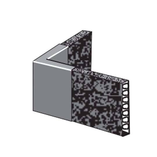 12" J-Drain® Corner