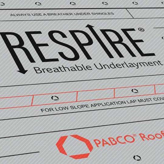 Respire® Breathable Underlayment - 10 SQ. Roll