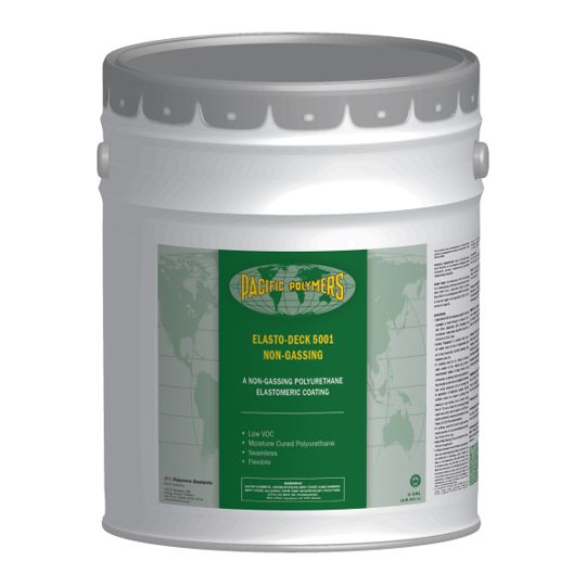 Elasto-Deck 5001NG Non-Gassing Polyurethane Elastomeric Coating - 5 Gallon Pail