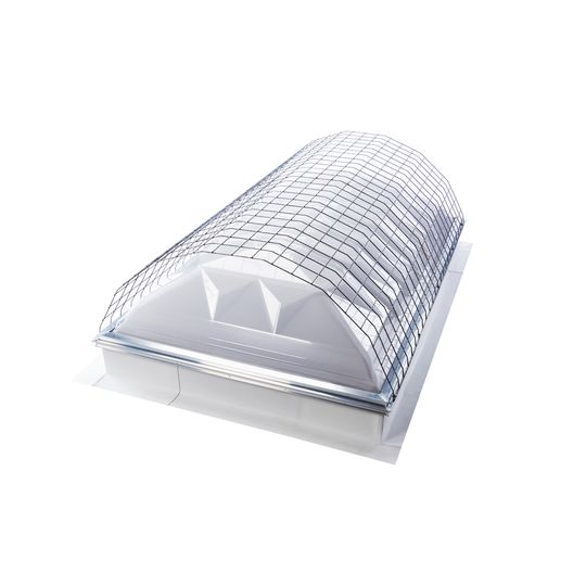 Dynamic Double Dome with Luxguard Clear Smooth Outer & White Prismatic Inner Glazing