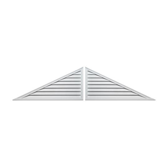 120" x 30" Triangle Louver
