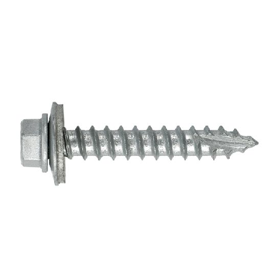 #14 x 1-1/2" Wood Screws with 5/16" Hex Washer Head - Bag of 250
