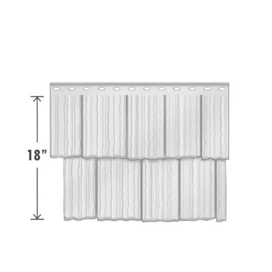 Exterior Portfolio Portsmouth™ Hand-Split Cedar Shake Espresso