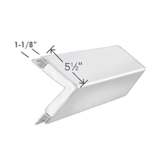 5-1/2" x 20' Corner Post Insulating Foam with 1-1/8" Pocket