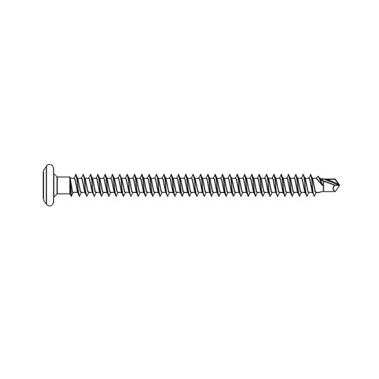 #14 x 3" HD Stainless Steel Bi-Metal Roofing Fasteners - Bucket of 1,000