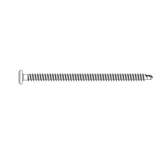 #14 x 4" HD Stainless Steel Bi-Metal Roofing Fasteners - Bucket of 1,000