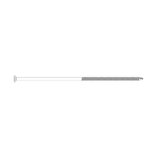 #14 x 8" HD Stainless Steel Bi-Metal Roofing Fasteners - Bucket of 500