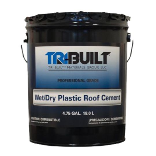 Wet/Dry Plastic Roof Cement - Summer Grade