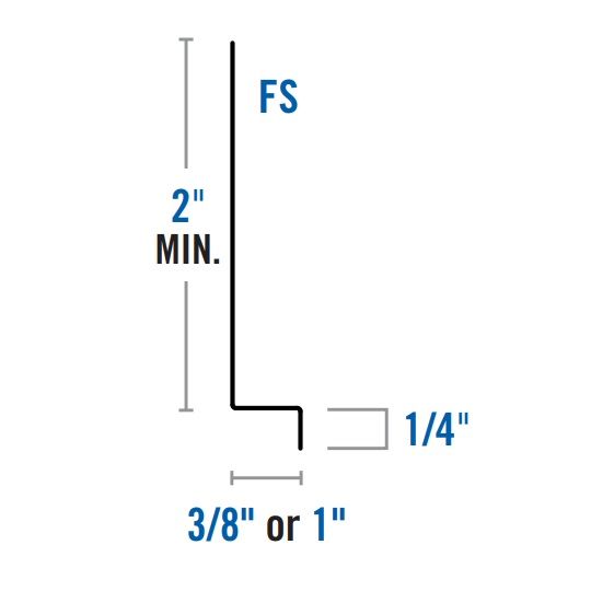 Steel Back Base Z Flashing