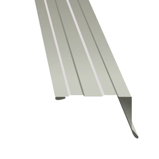 2-3/4" x 1-1/2" A1.5 Painted Standard Aluminum Roof Edge