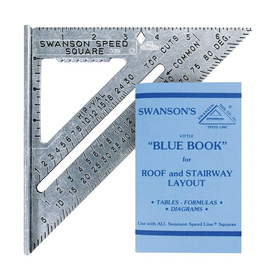 7" Speed® Square with Blue Book