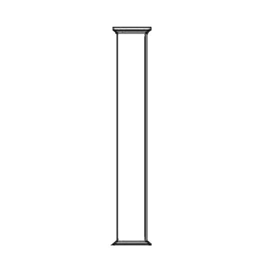 4.5" x 8' Intex Easy-Wrap Column with Cap & Base