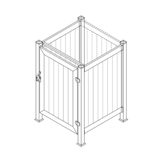 4 x 4 Builder's Series 4th Wall