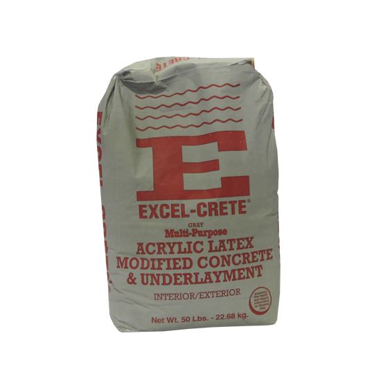 Excel-Crete Acrylic Latex Modified Concrete & Underlayment - 50 Lb. Bag