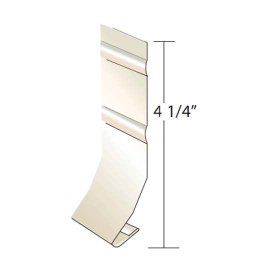 4" x 10' Galvanized Starter Strip for Narrow Butt Vinyl Siding