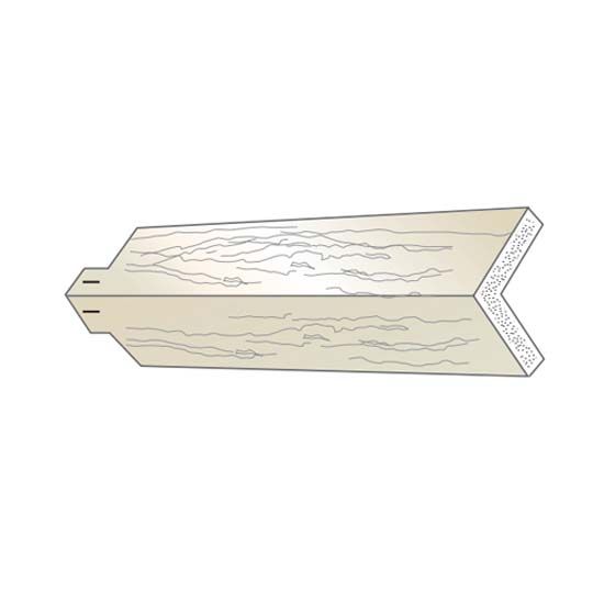 Roughwood Outside Corner Cap