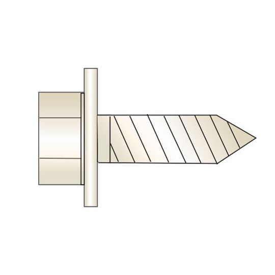 8 x 1/2" Zip Screws - Bag of 100