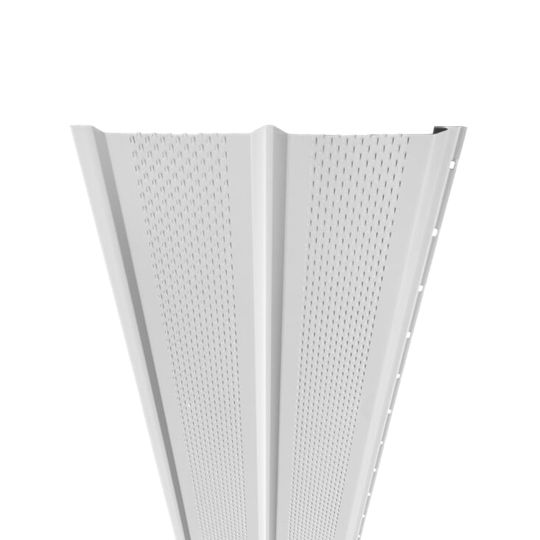 12' Commercial Double 6" Full Vent Aluminum Soffit