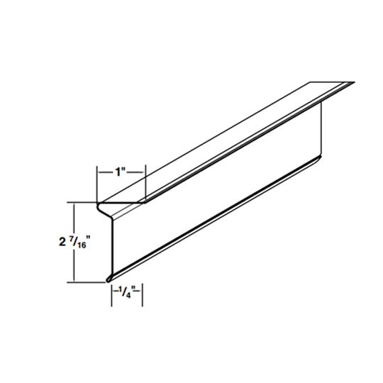 12" Sider's Edge Commercial Quick Drip Edge