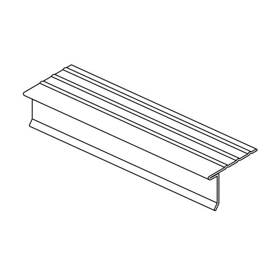 29 Gauge x 6" x 10' Steel Style LL Roof Edge