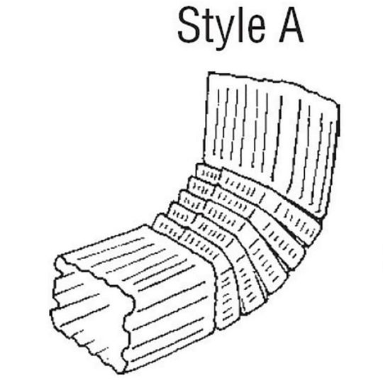 2" x 3" Classic Aluminum A-Style Elbow