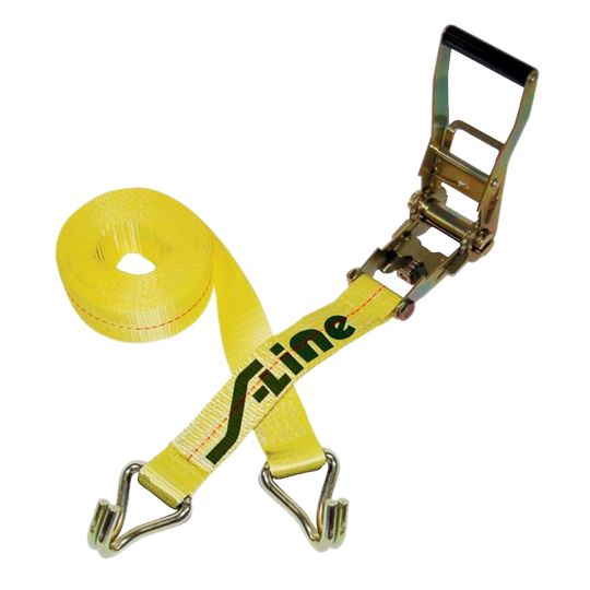 2" x 27' Ratchet Strap Assembly with Felt Hook