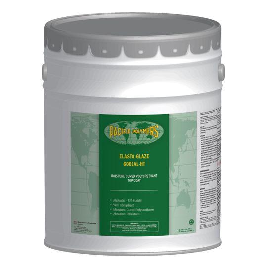 Elasto-Glaze 6001 AL-HT Polyurethane Top Coat Sealant - 5 Gallon Pail