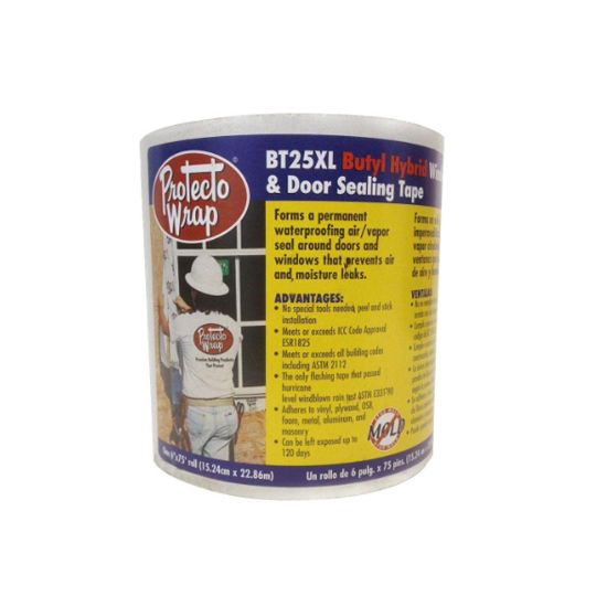 6" x 75' BT25XL™ Window and Door Flashing Tape