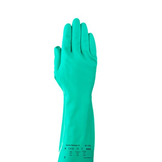 Size-10 Solvex® 37-175 Chemical Resistant Gloves
