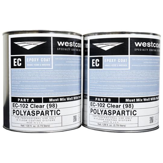 EC-102 Polyaspartic Top Coat - 2 Gallon Kit