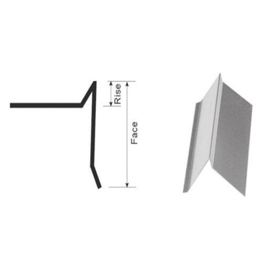 26 Gauge x 3" x 4" x 1/8" Gravel Guard