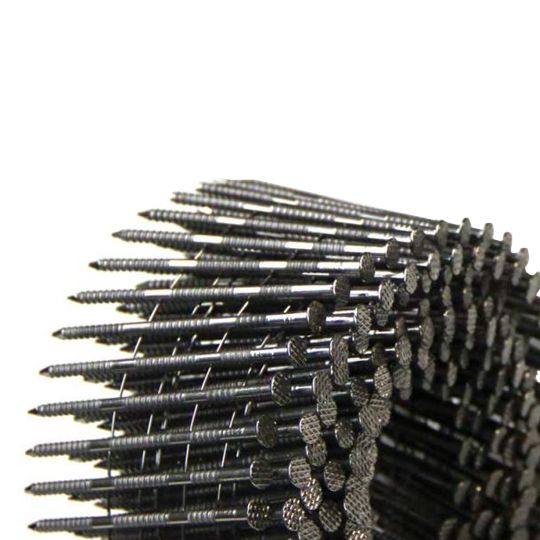 .093" x 1-1/2" Type 304 Stainless Steel Ring Shank Coil Siding Nails - Box of 3,600