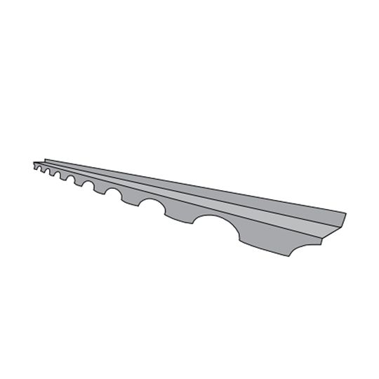 5-1/2" x 120" Barrel-Vault Top Row