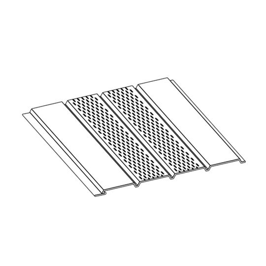 16" Preserve Aluminum Center-Vent Soffit Panel