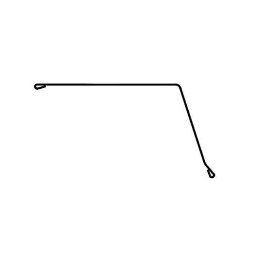 28 Gauge x 2" x 2" x 10' Steel Gutter Apron with Hem