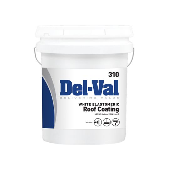 Del-Val Elastomeric Roof Coating - 5 Gallon Pail