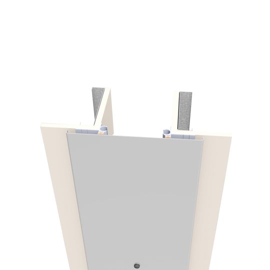 WFT-600 Wabo® SeismicCover Interior Primed Finish - Wall to Wall Ceiling