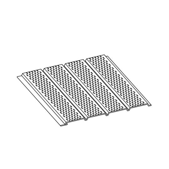 16" x 12' Classic Aluminum Full-Vent Soffit Panel